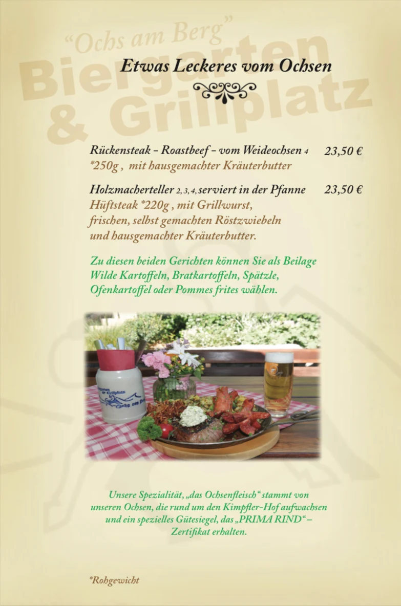 Speisekarte photo 2