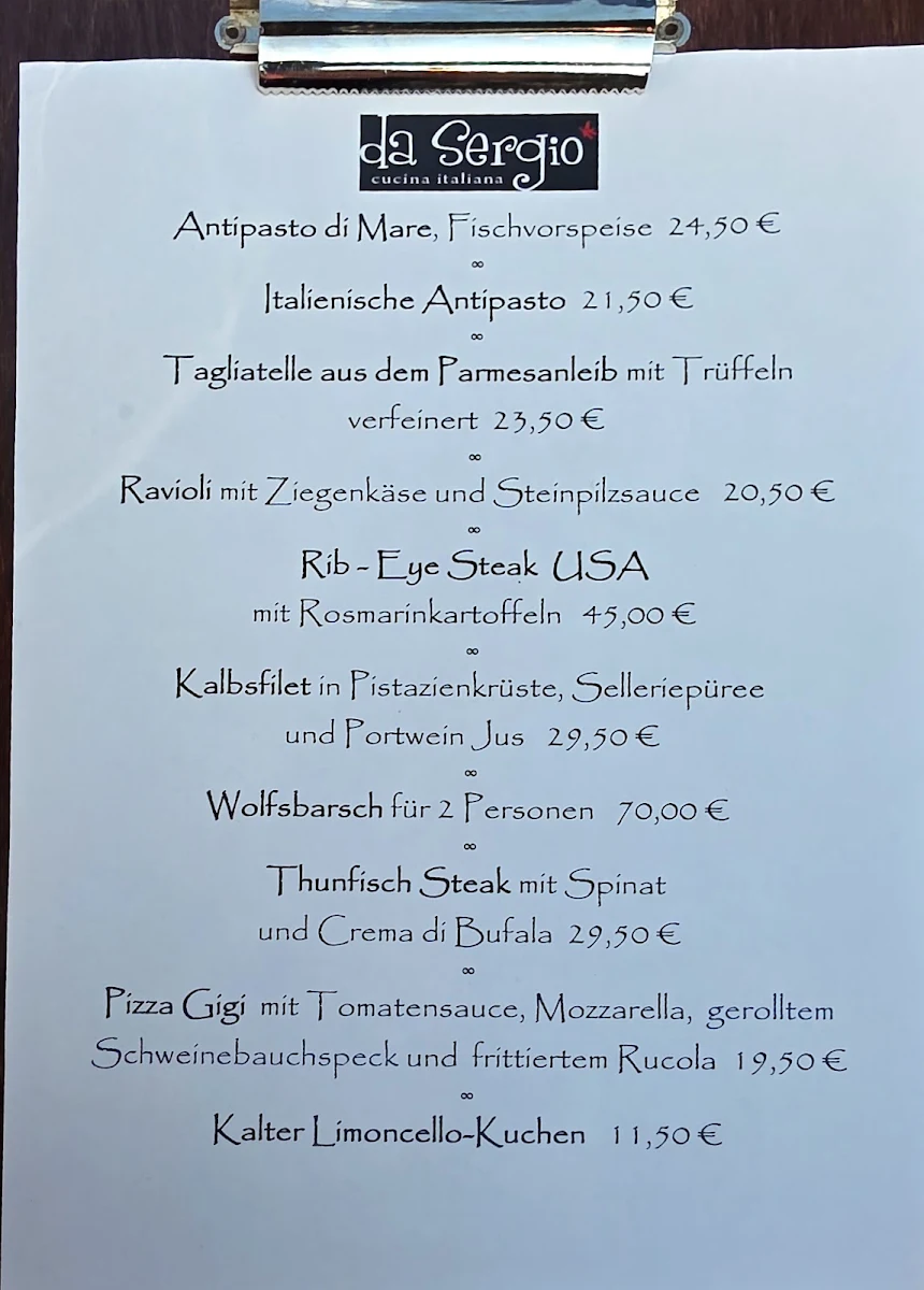 Speisekarte photo 1