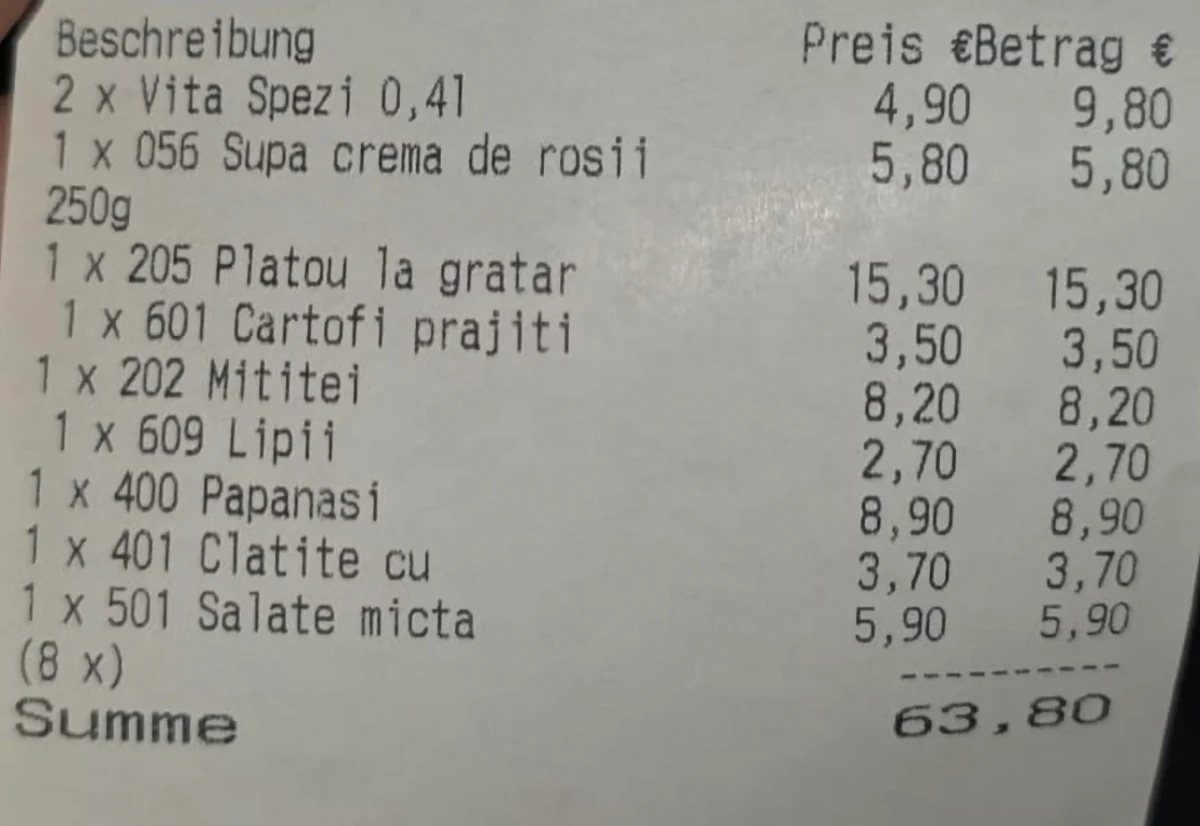 Speisekarte photo 8