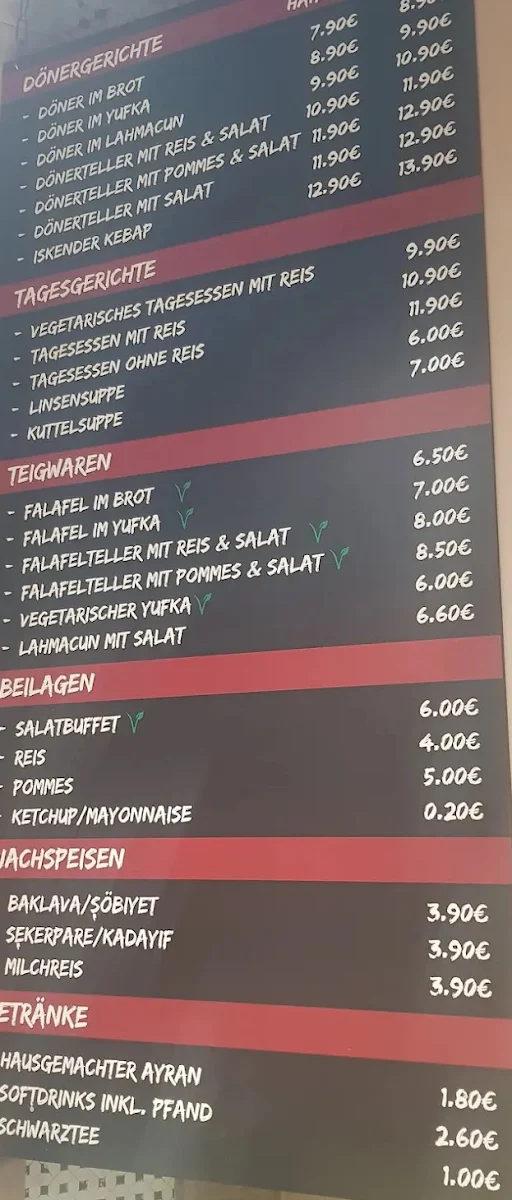 Speisekarte photo 2