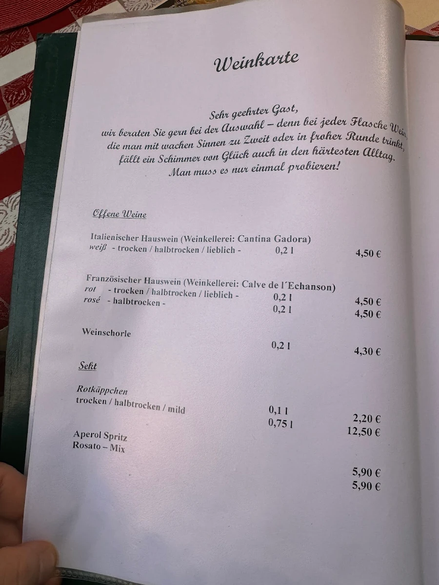 Speisekarte photo 1