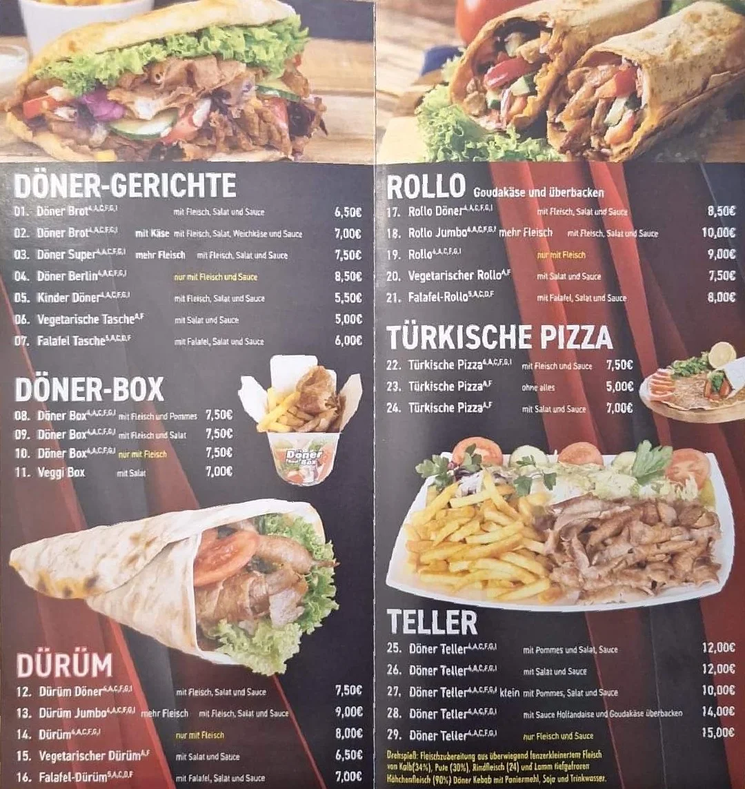 Speisekarte photo 1