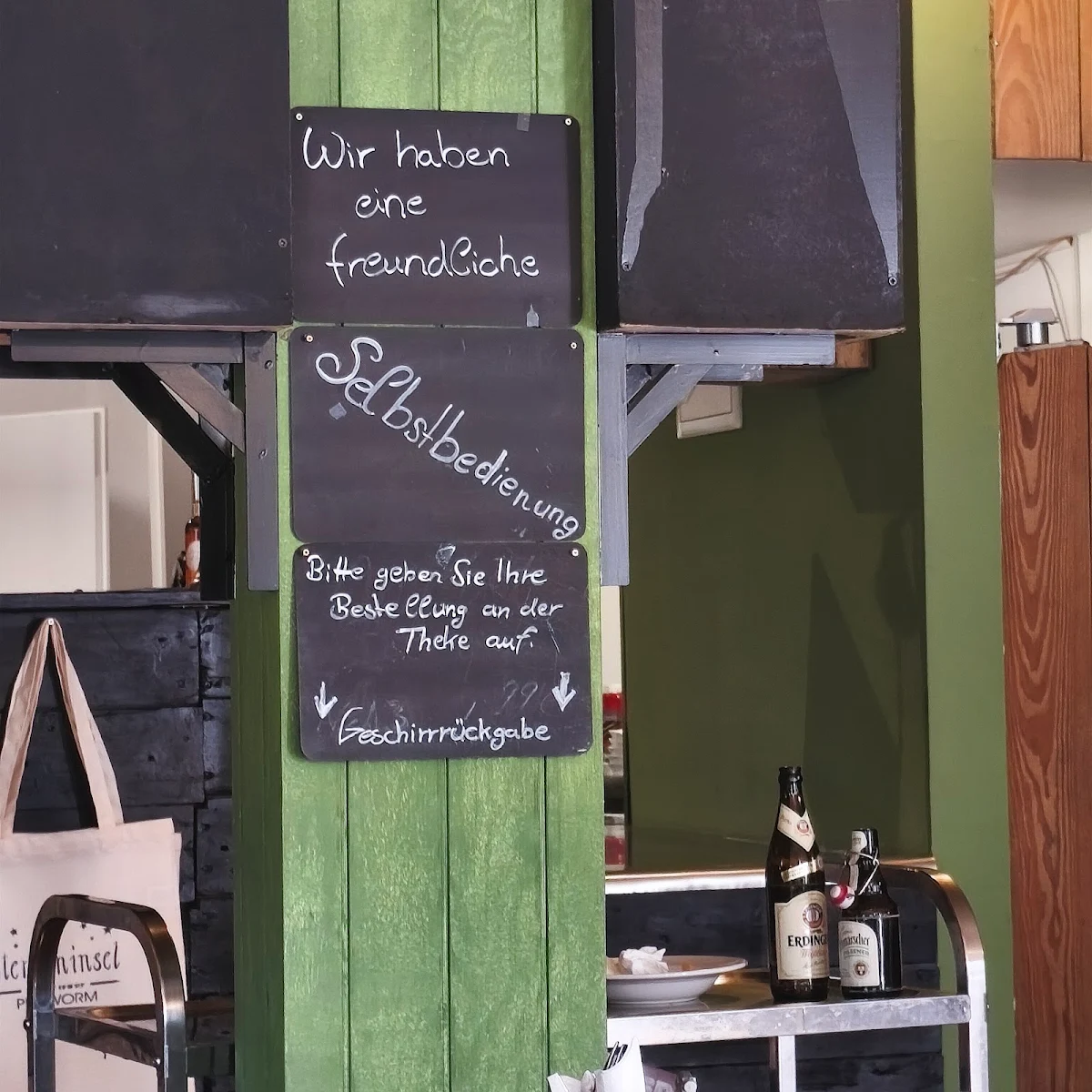 Speisekarte, Inselbistro Wattwurm Pellworm