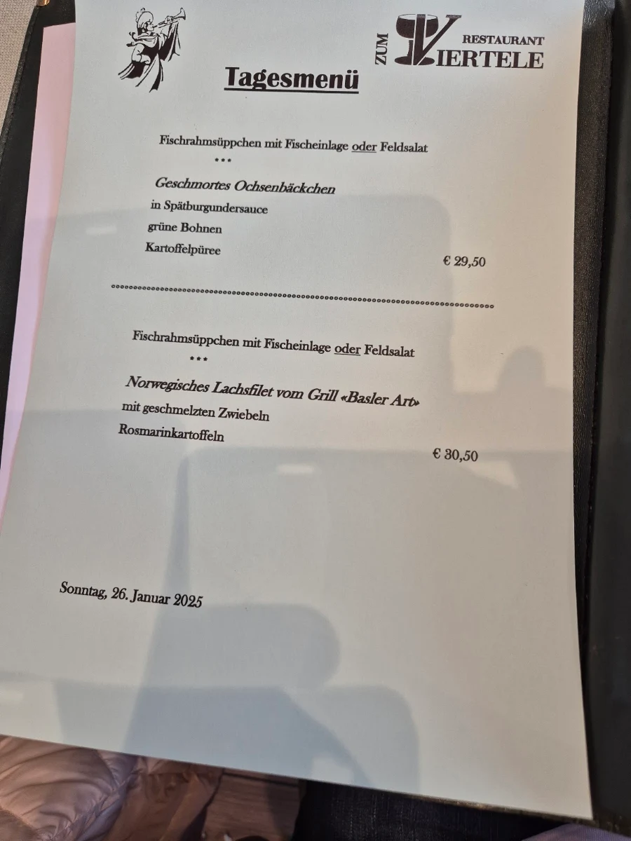Speisekarte photo 1