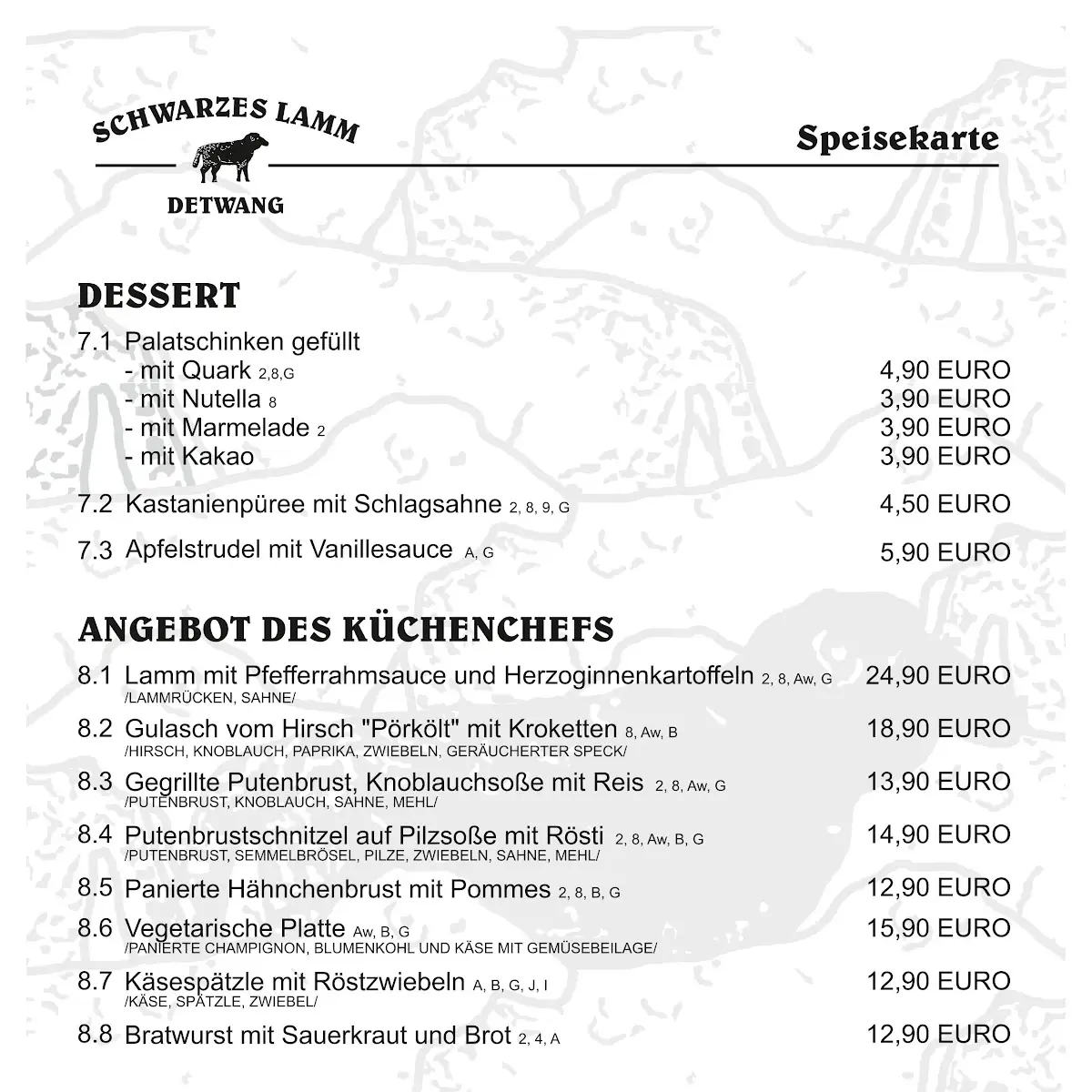 Speisekarte photo 5