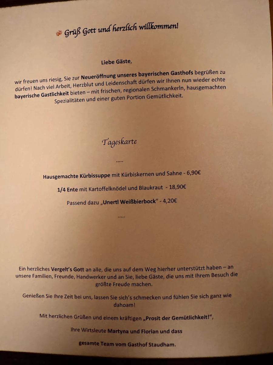 Speisekarte photo 3