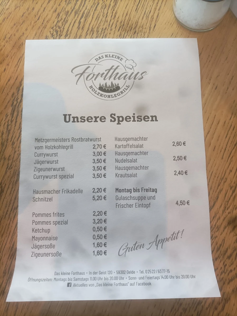 Speisekarte photo 3