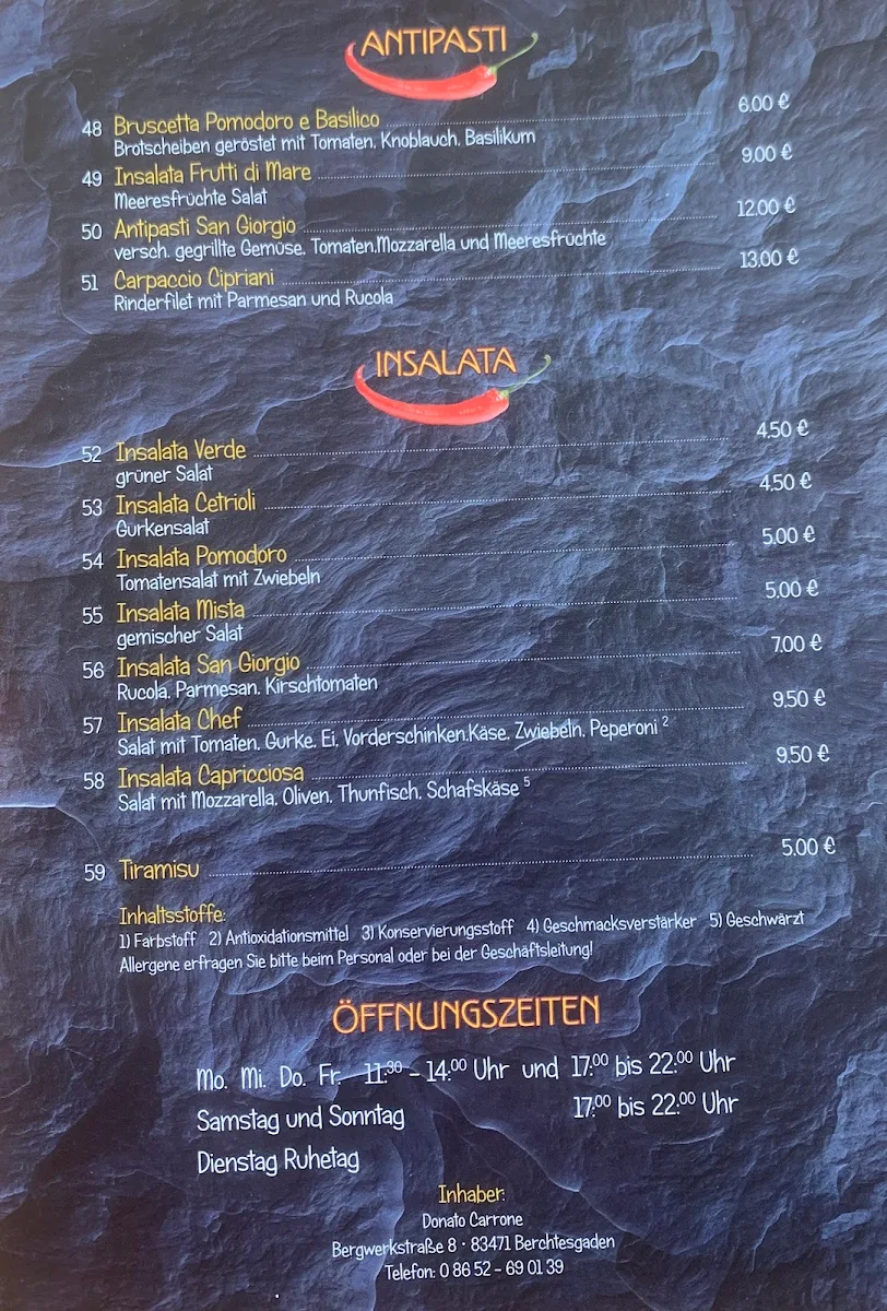 Speisekarte photo 3