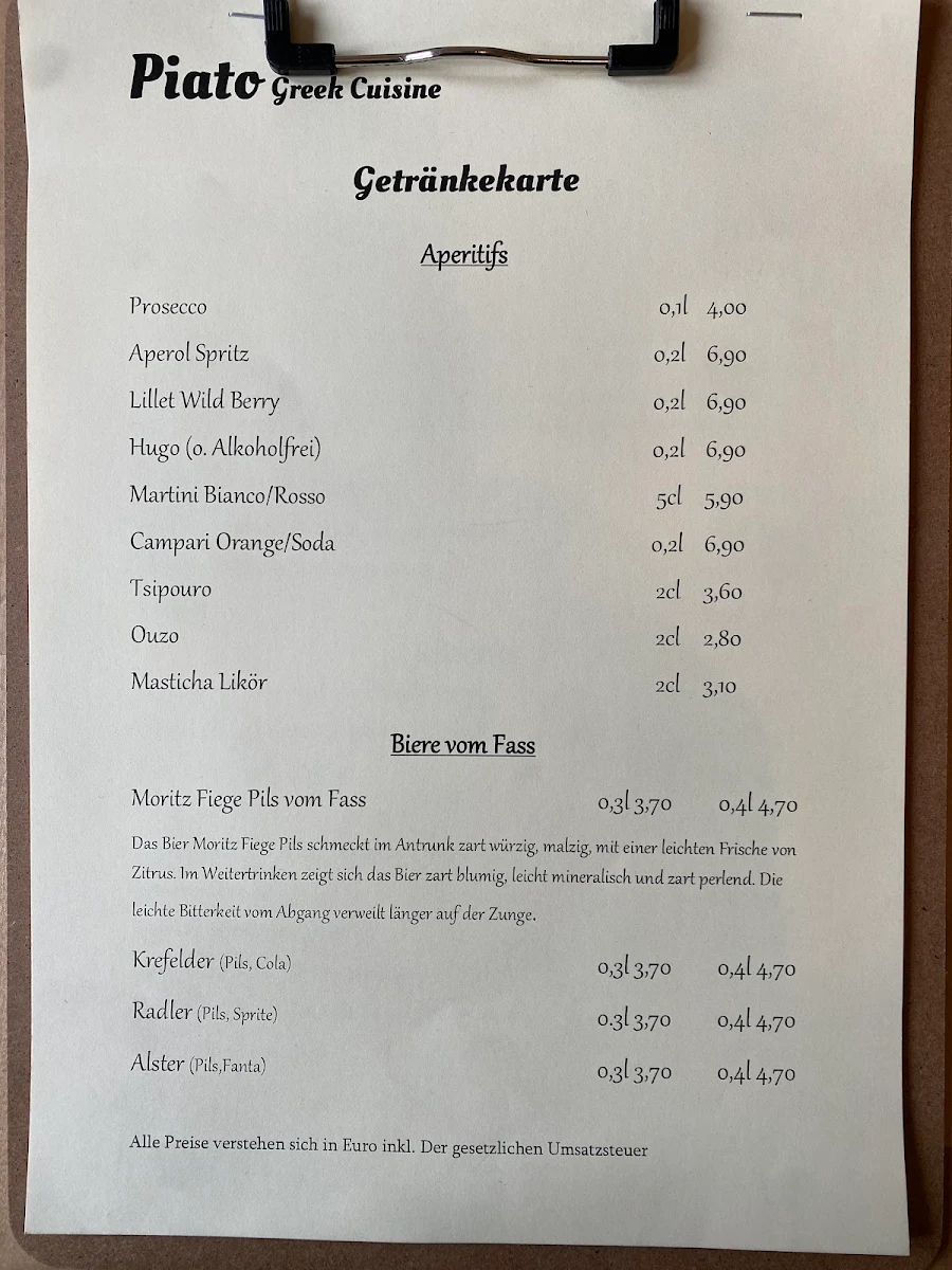 Speisekarte photo 2