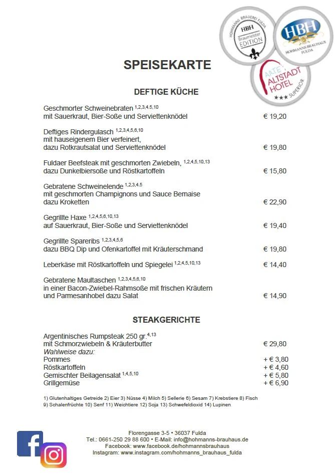 Speisekarte photo 2