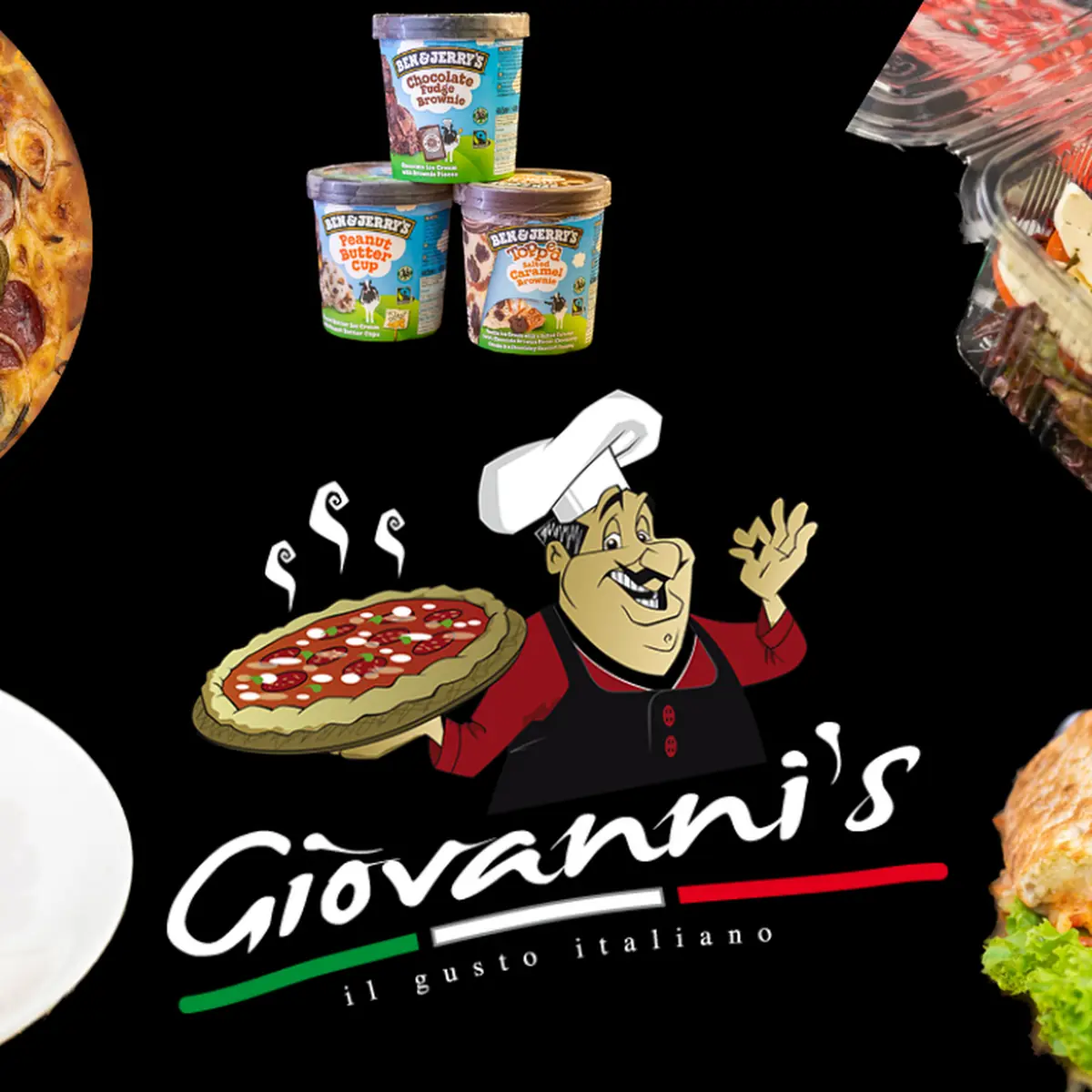 Speisekarte, Giovanni´s Pizza Wolfsburg