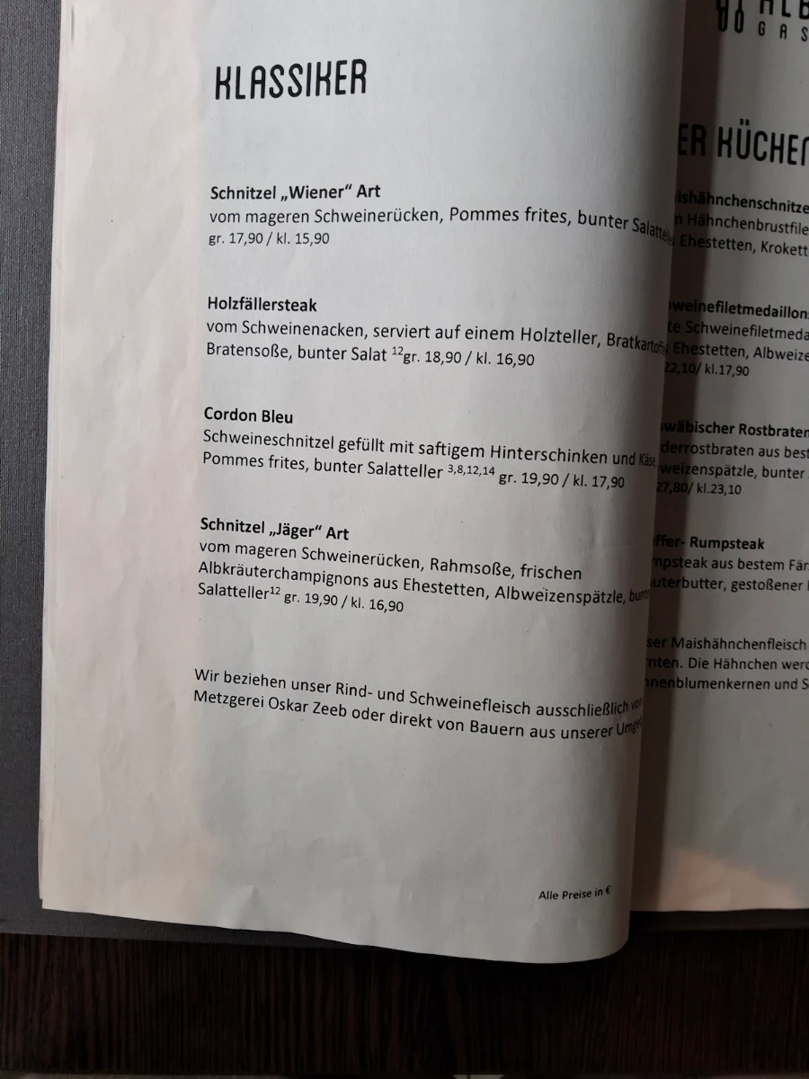 Speisekarte photo 2