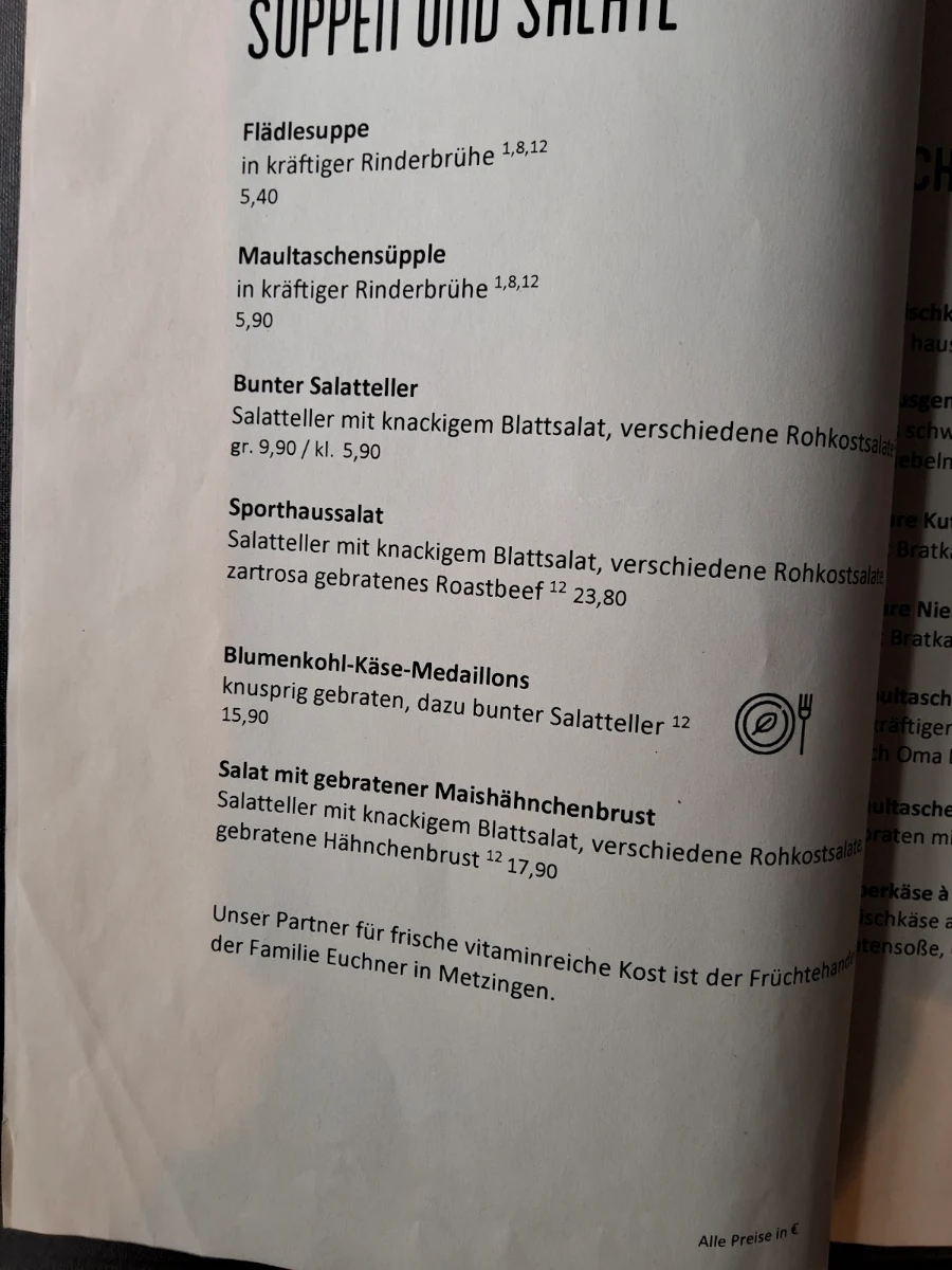 Speisekarte photo 3