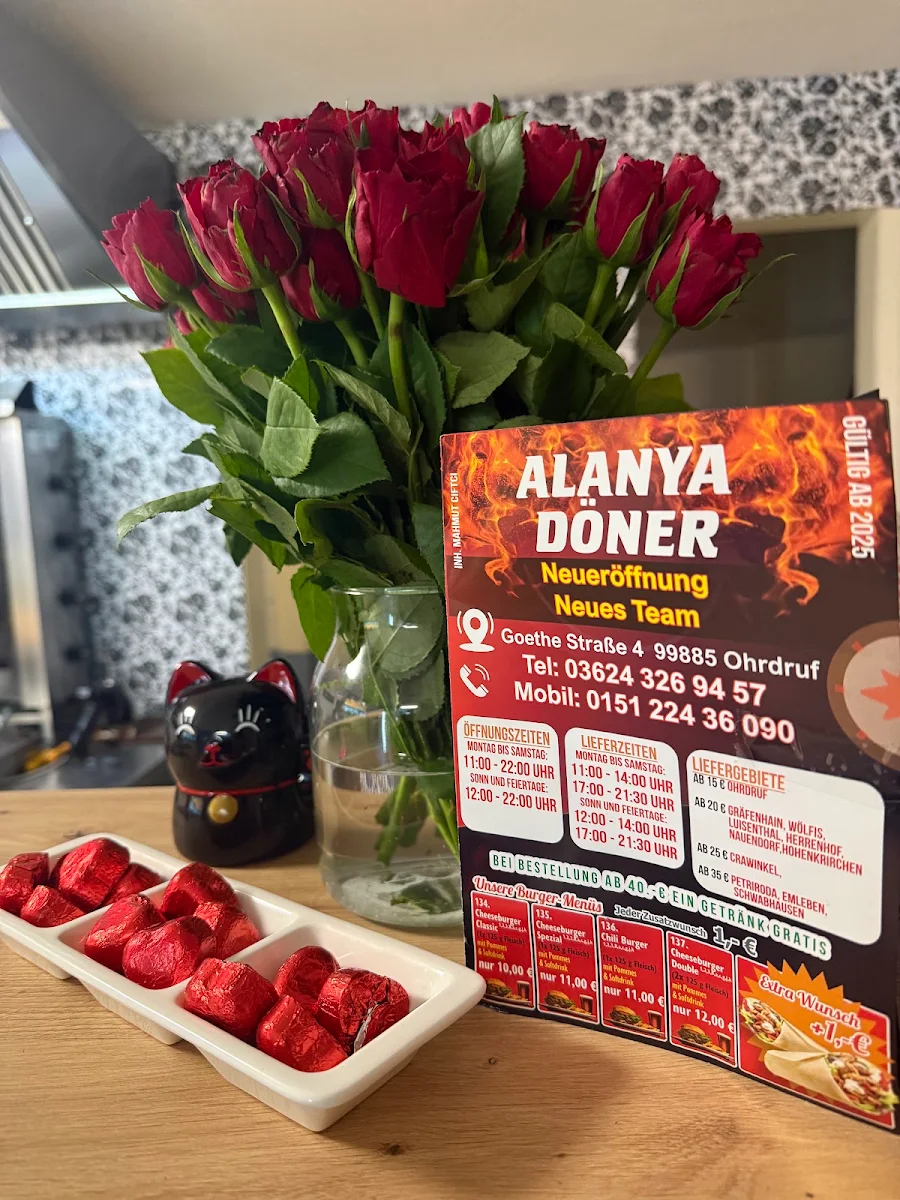 Speisekarte, Alanya Döner