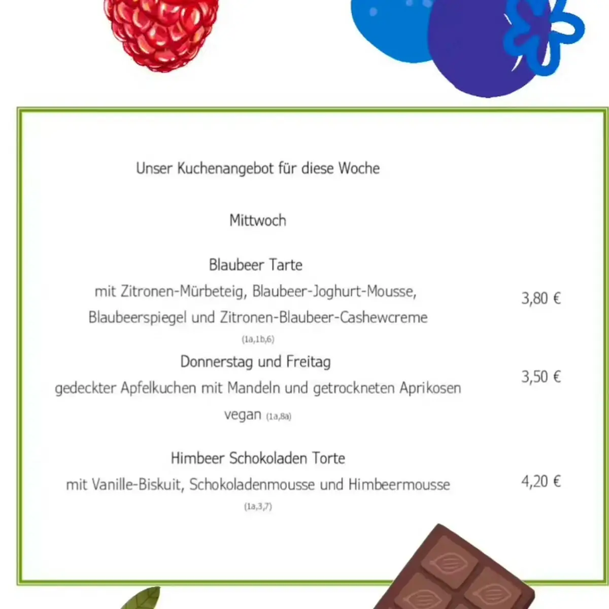 Speisekarte photo 9