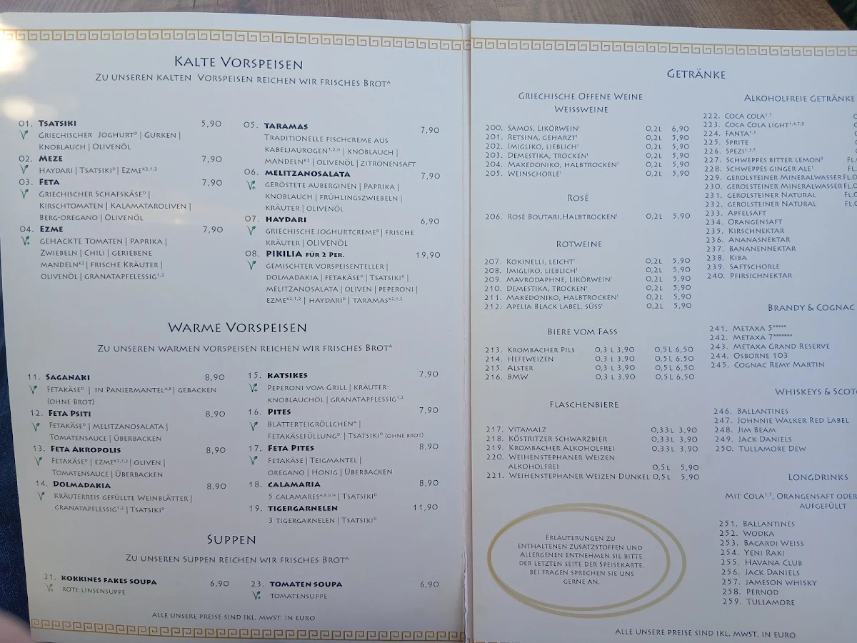 Speisekarte photo 1