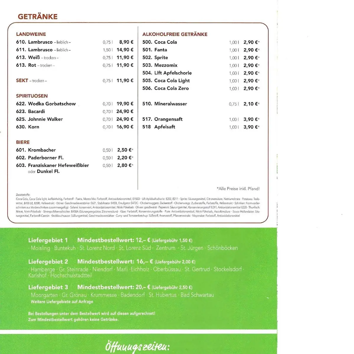 Speisekarte photo 1