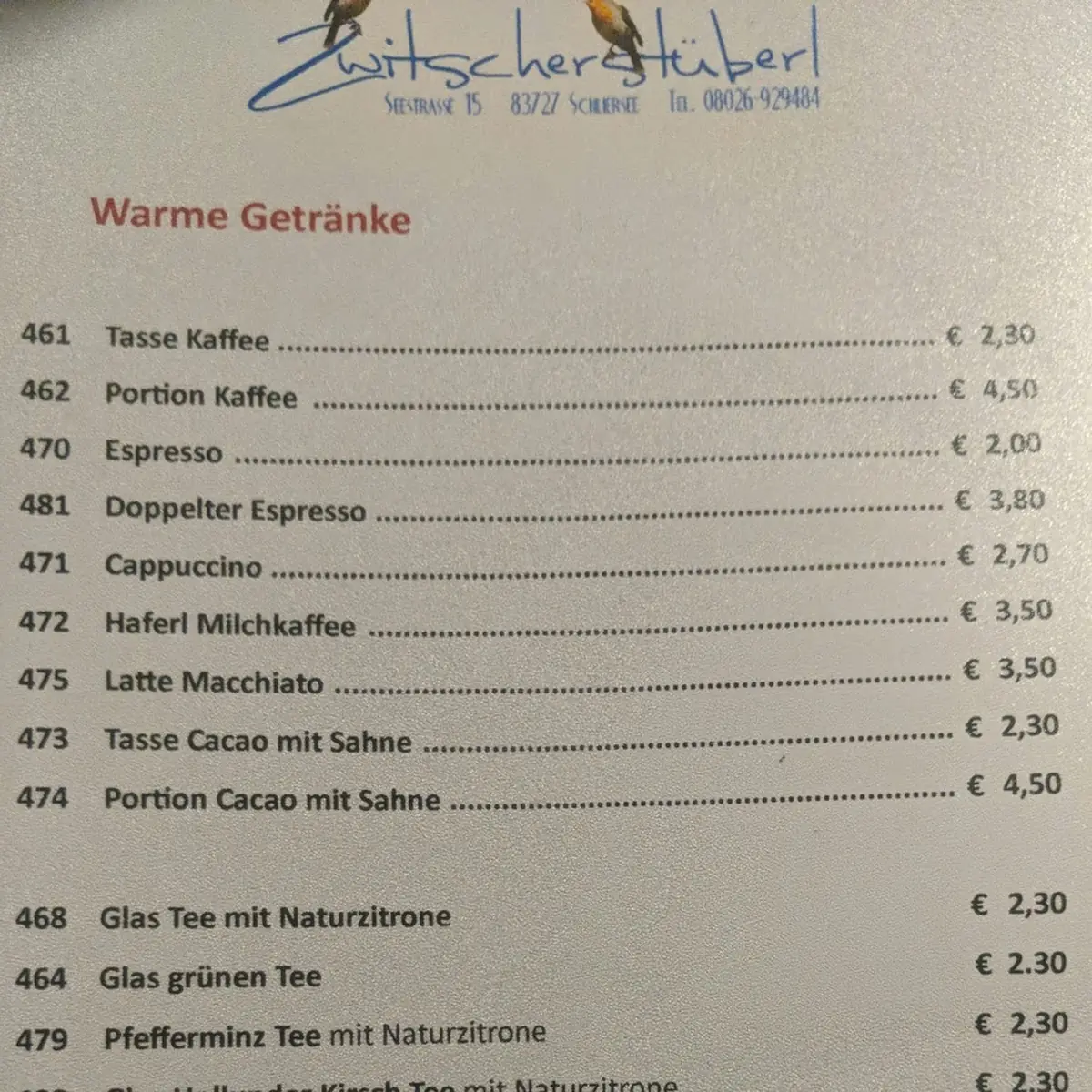Speisekarte photo 10