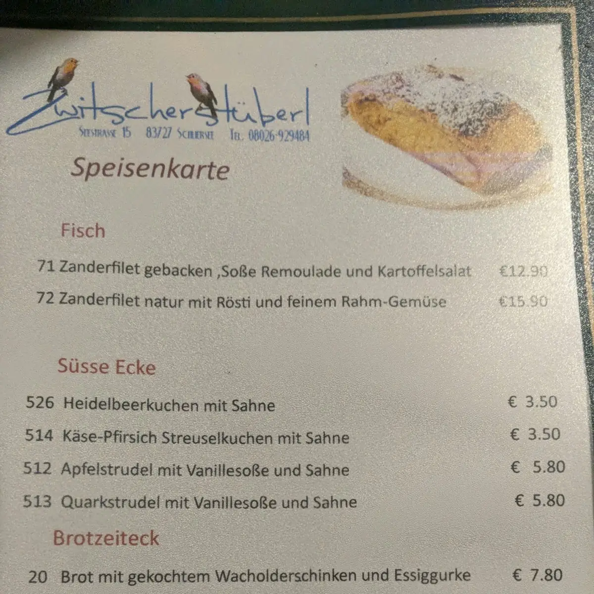 Speisekarte photo 8
