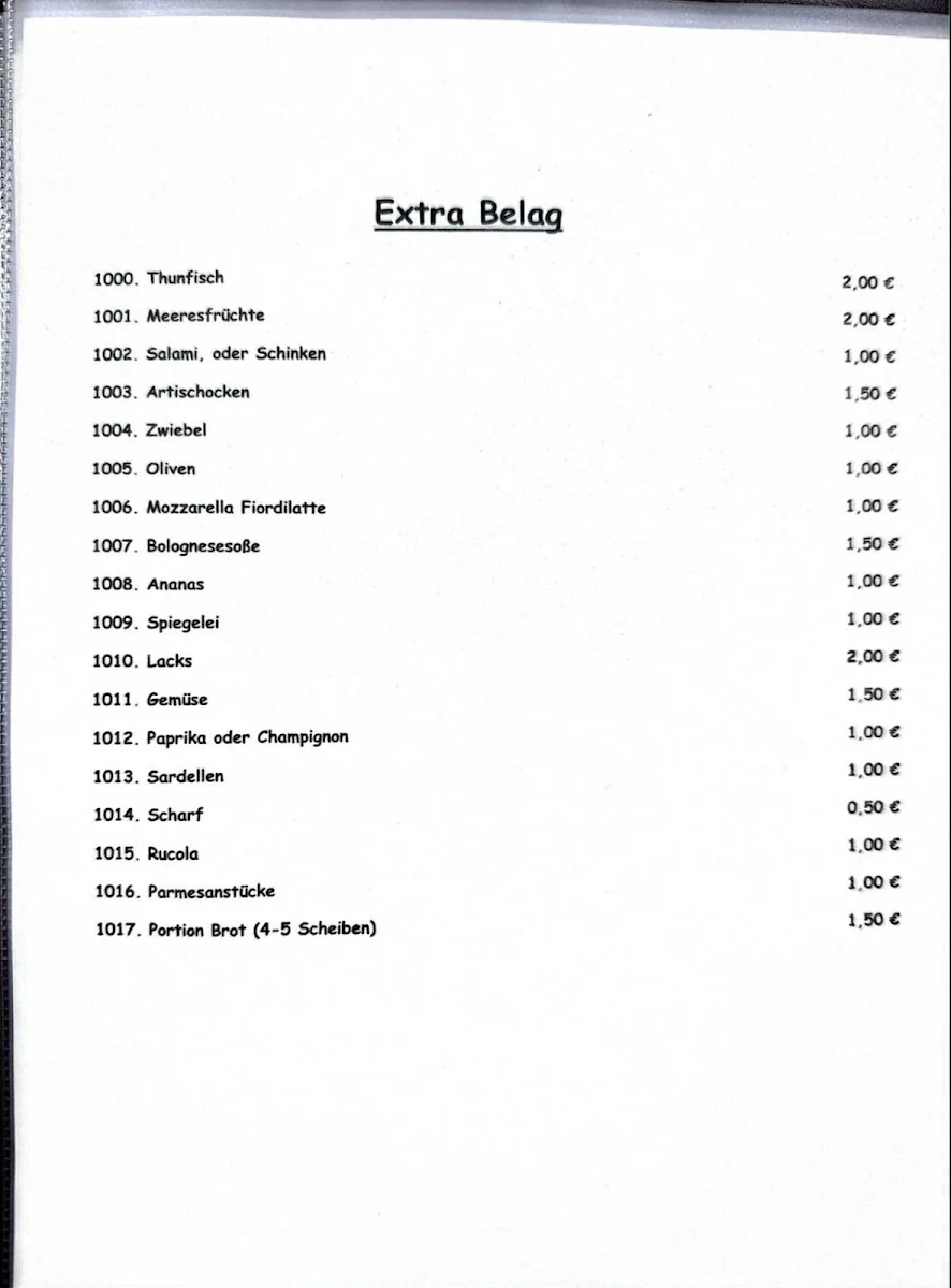 Speisekarte photo 5
