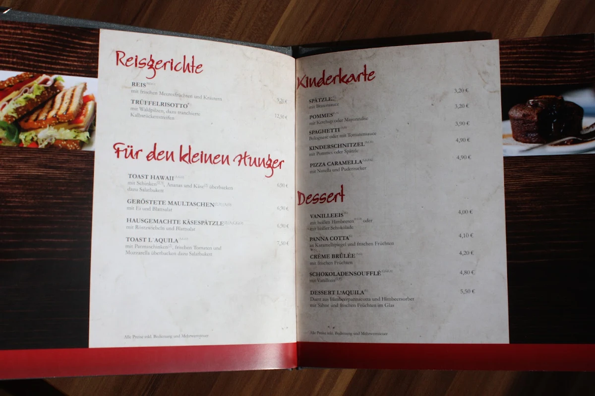 Speisekarte photo 6