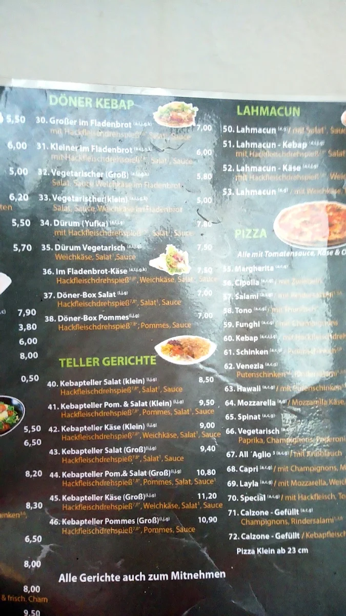 Speisekarte photo 5