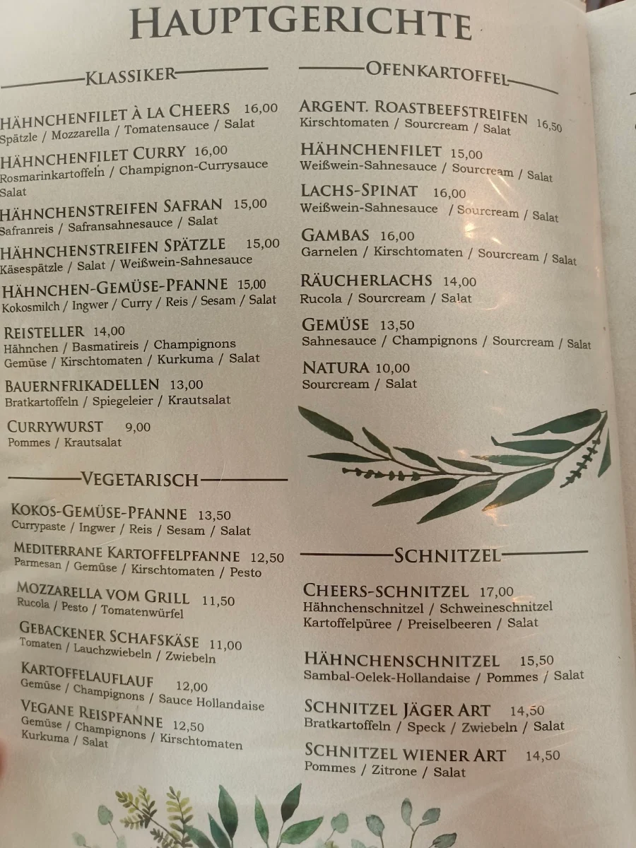 Speisekarte photo 1