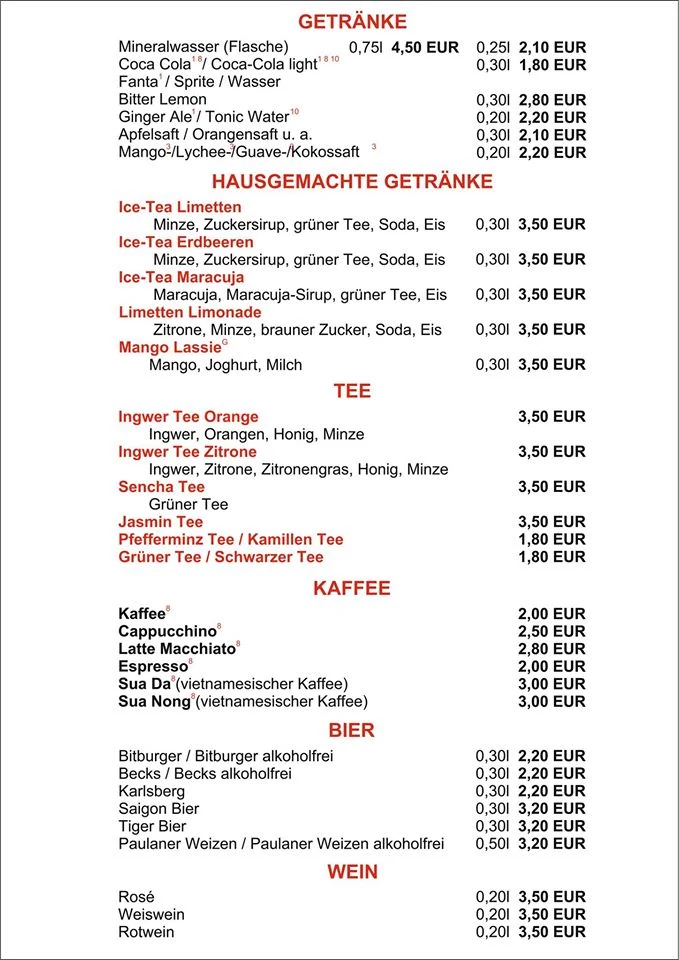 Speisekarte photo 3