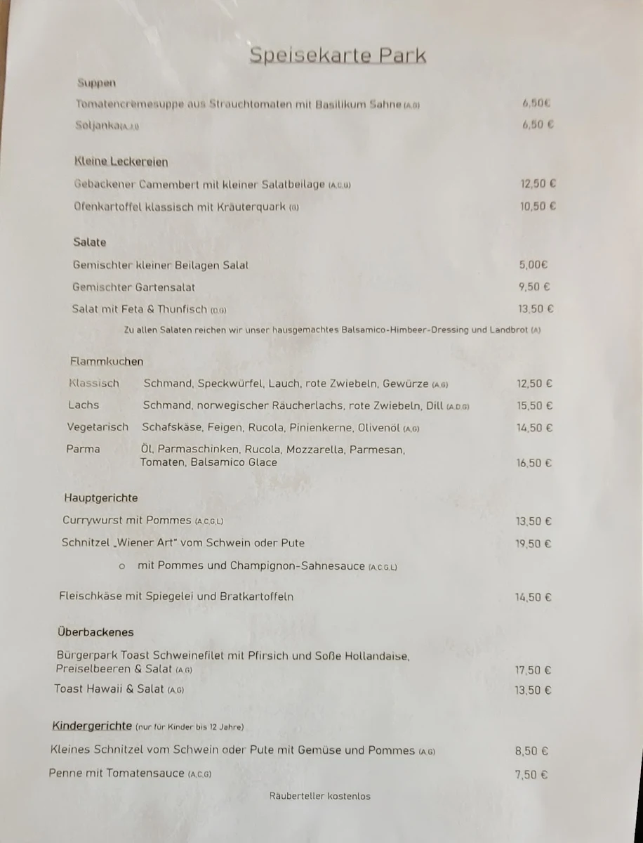 Speisekarte photo 2