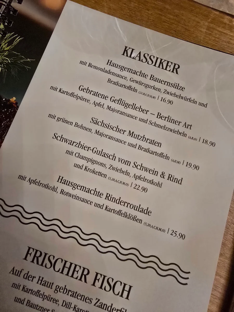 Speisekarte photo 1