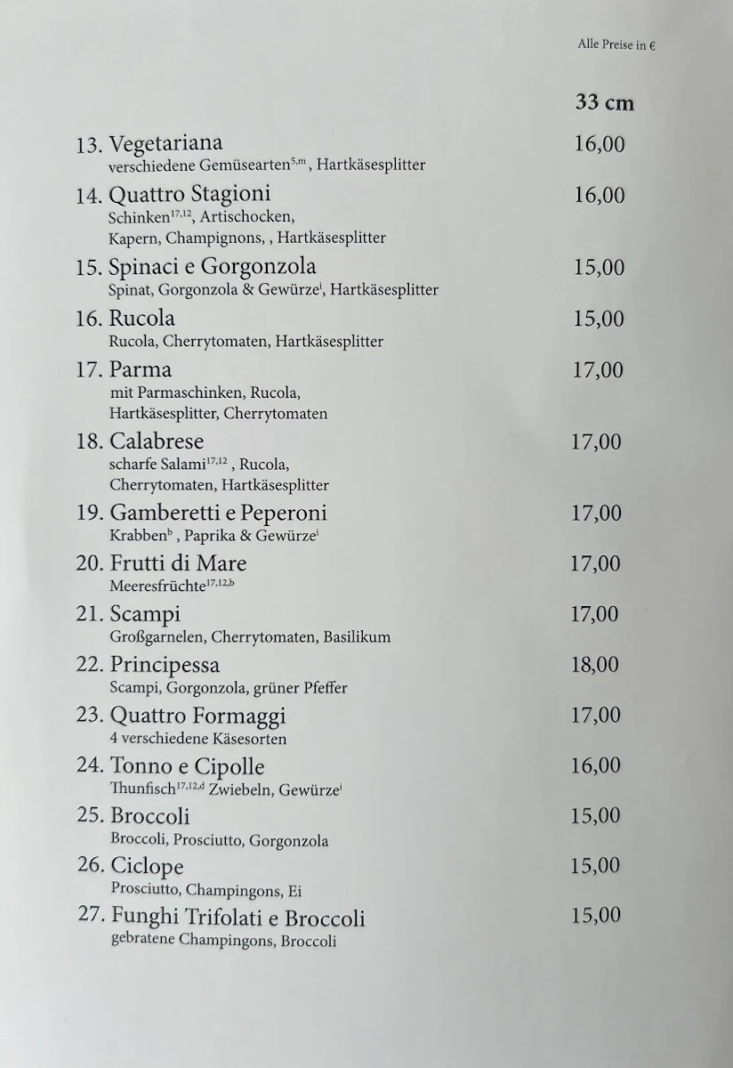 Speisekarte photo 2