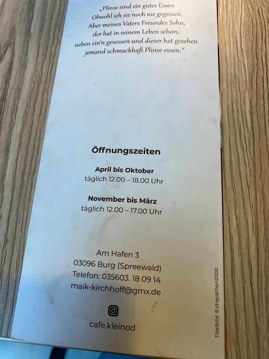 Speisekarte photo 5