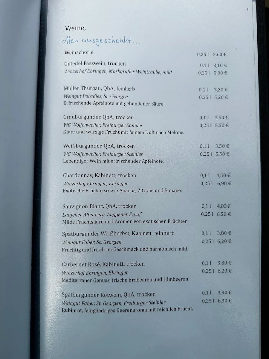 Speisekarte photo 2