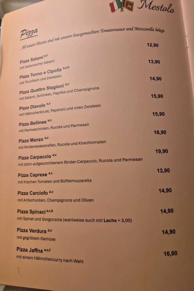 Speisekarte photo 2