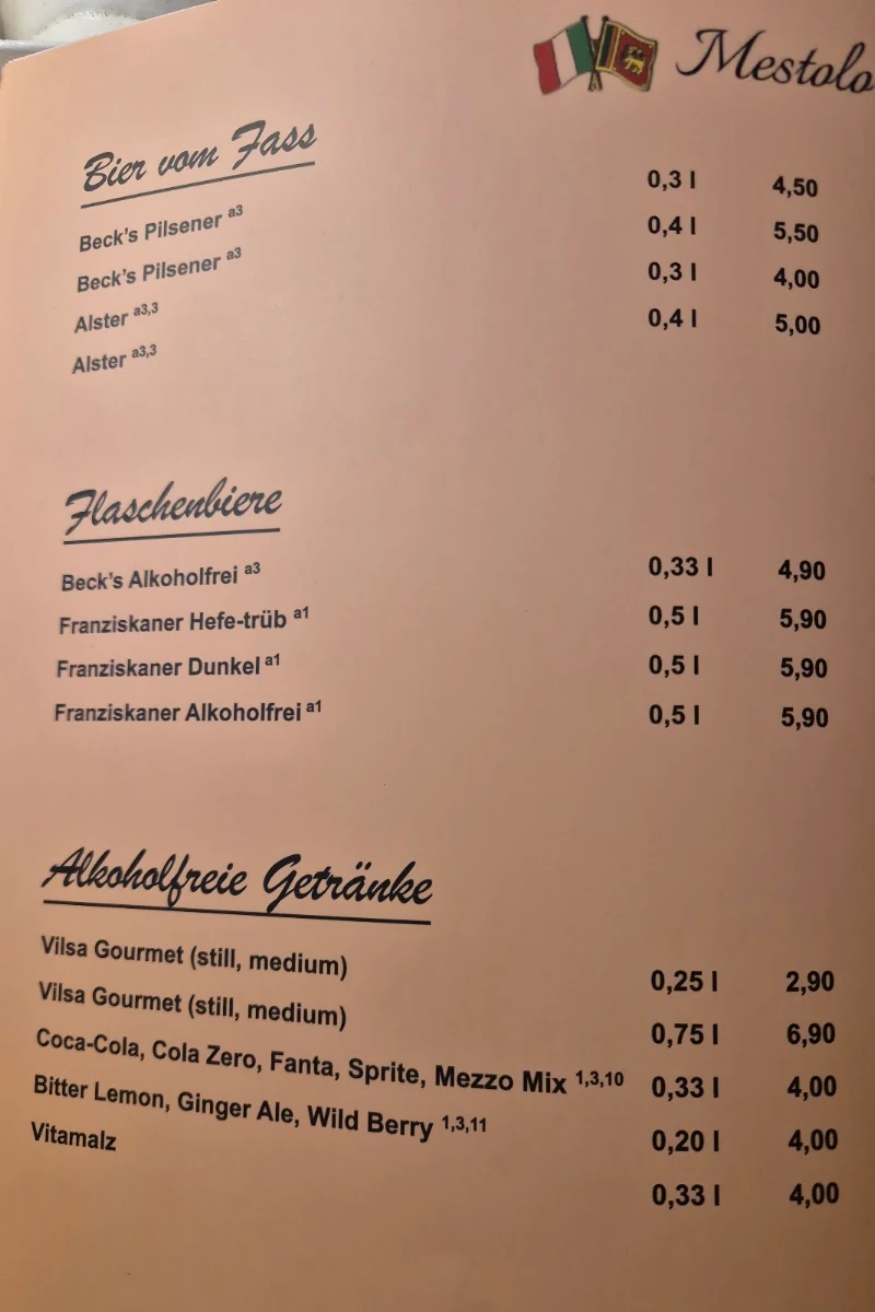 Speisekarte photo 3