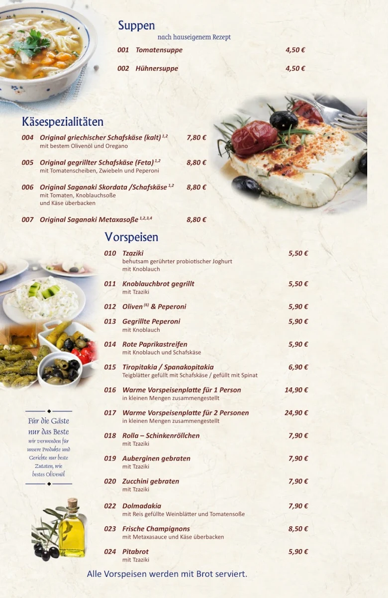 Speisekarte photo 2