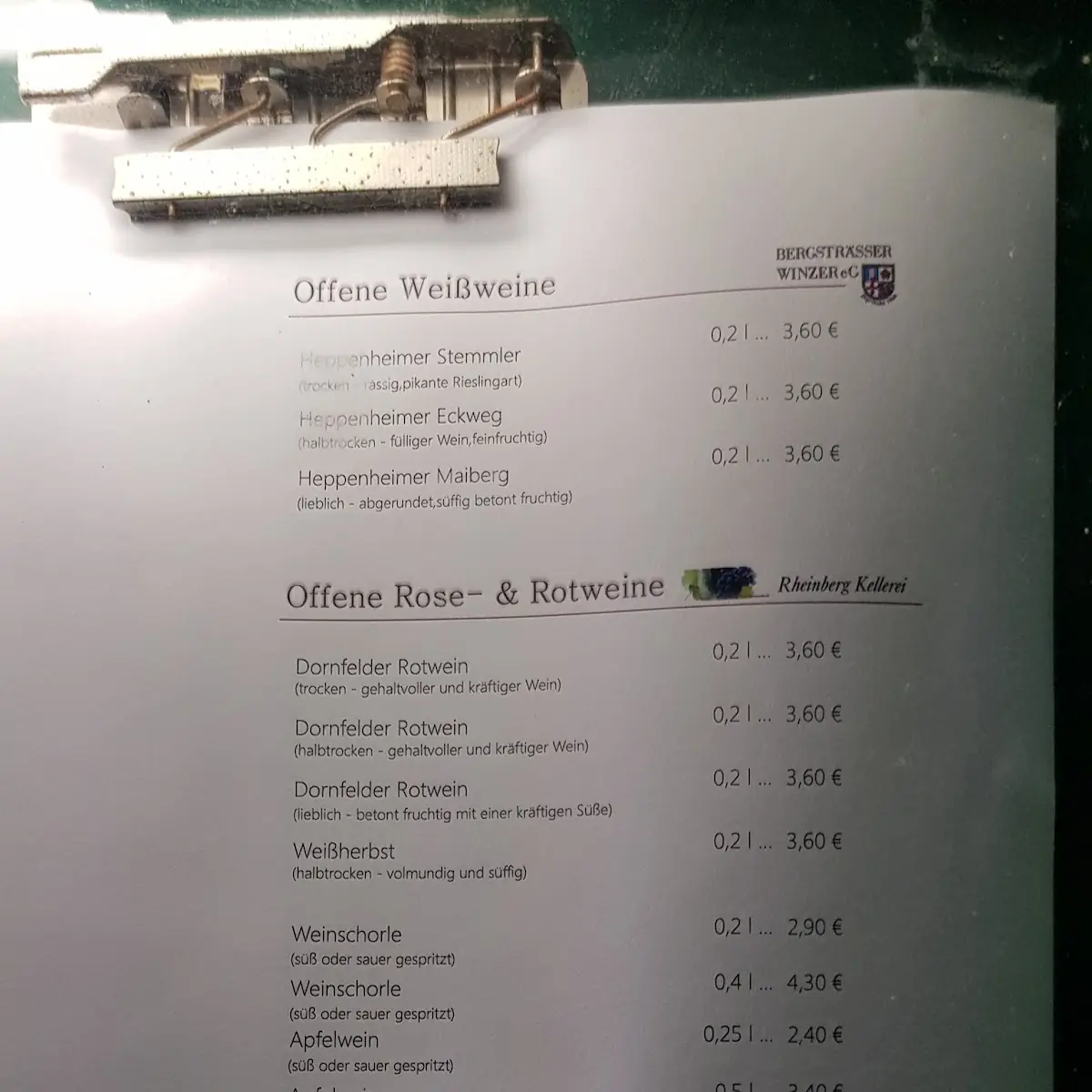 Speisekarte photo 10