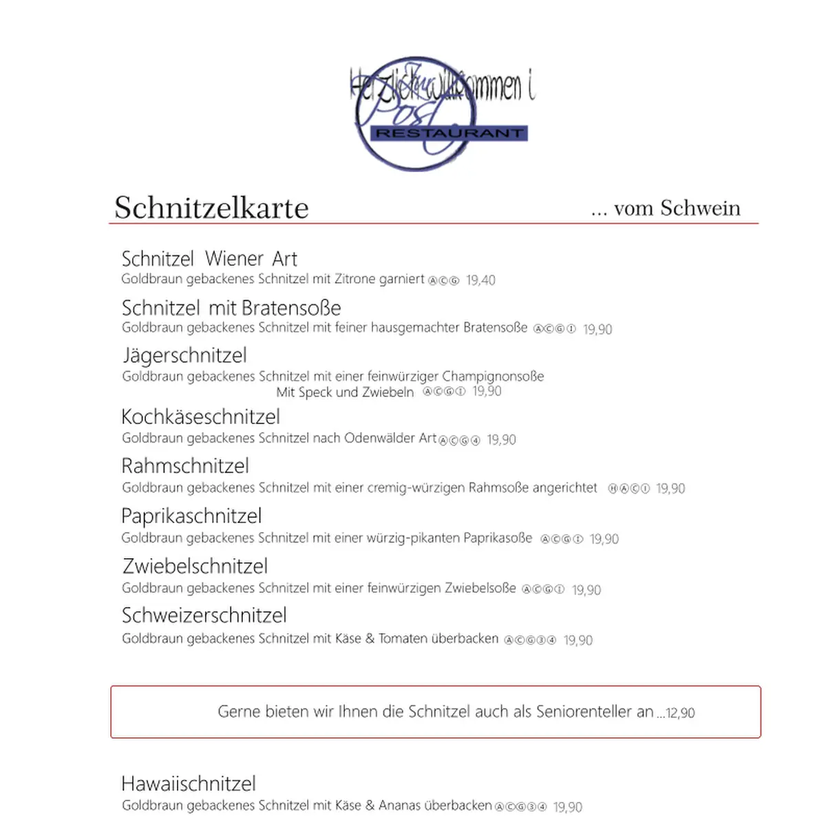 Speisekarte photo 4