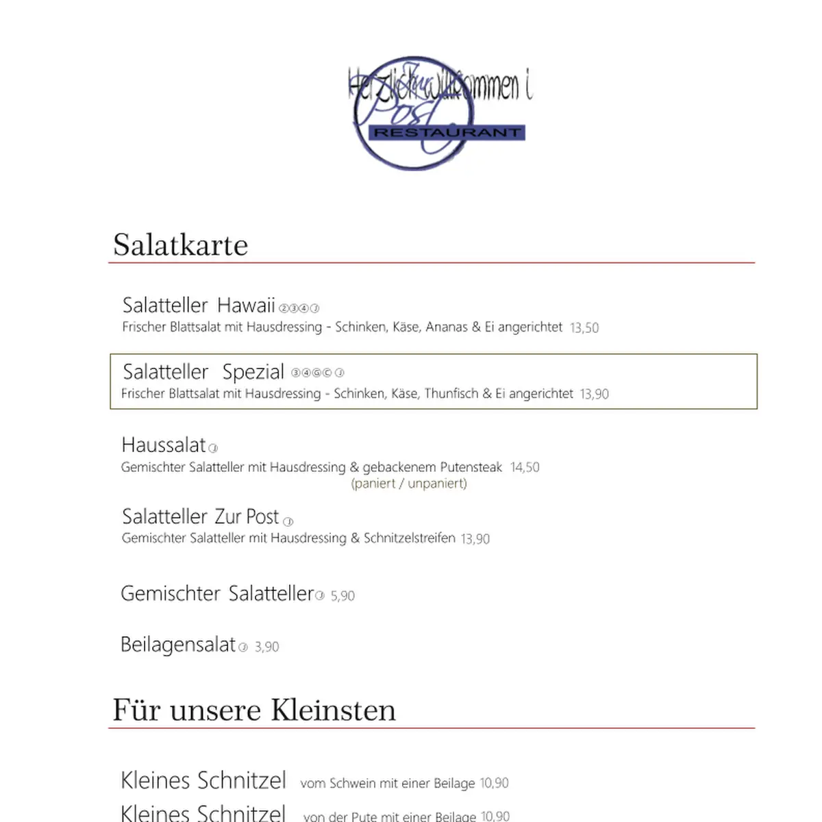 Speisekarte photo 6