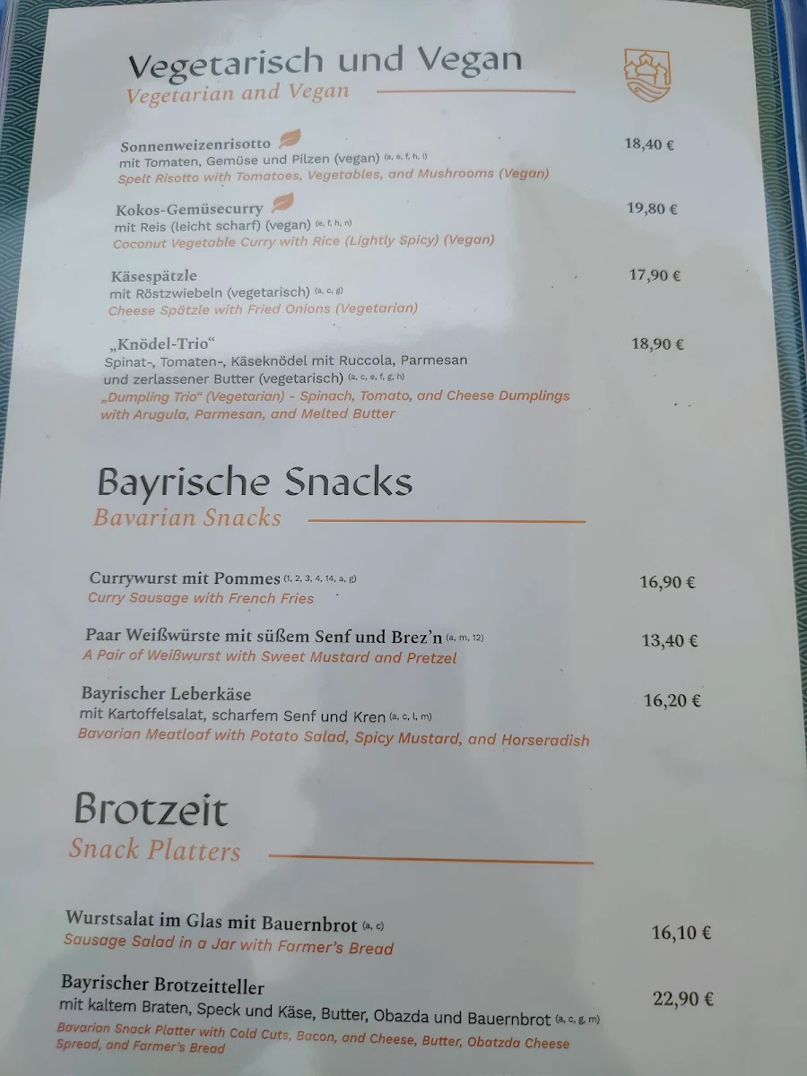 Speisekarte photo 5