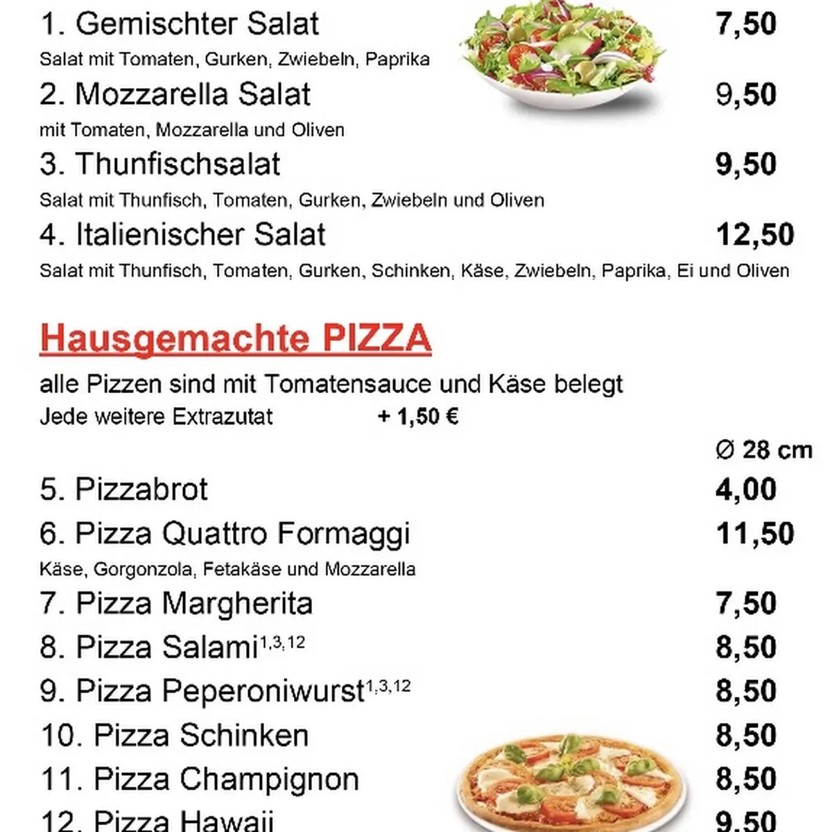 Speisekarte photo 1