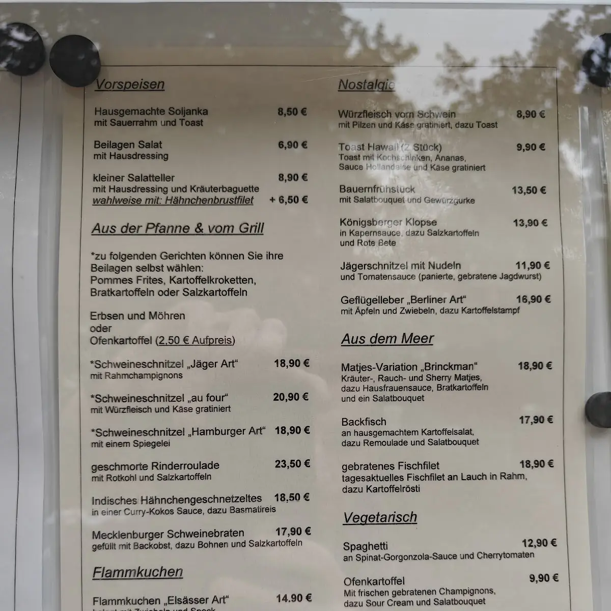 Speisekarte photo 2