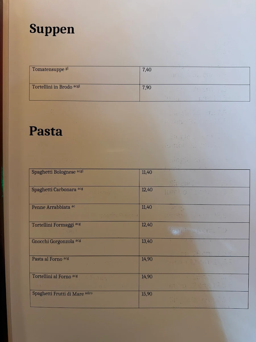 Speisekarte photo 2