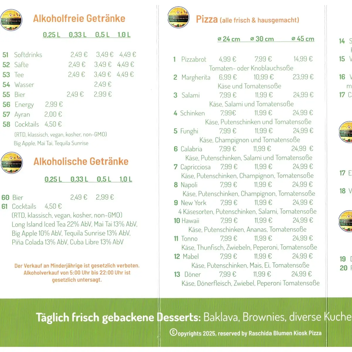Speisekarte photo 2