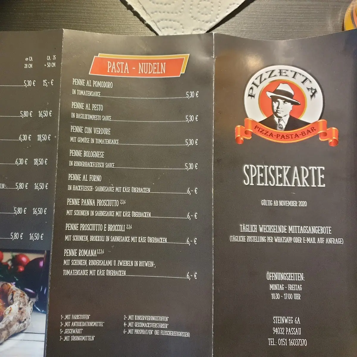 Speisekarte photo 1