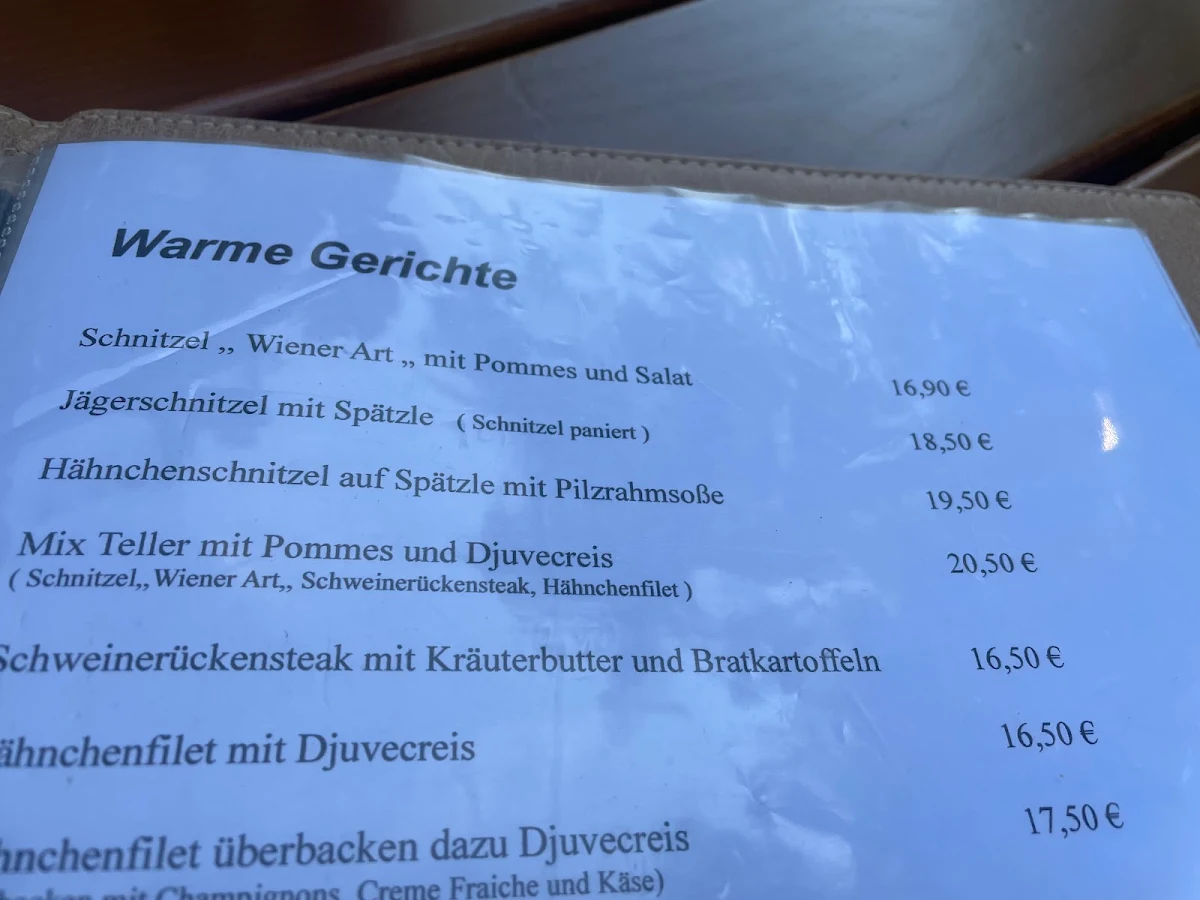 Speisekarte photo 1