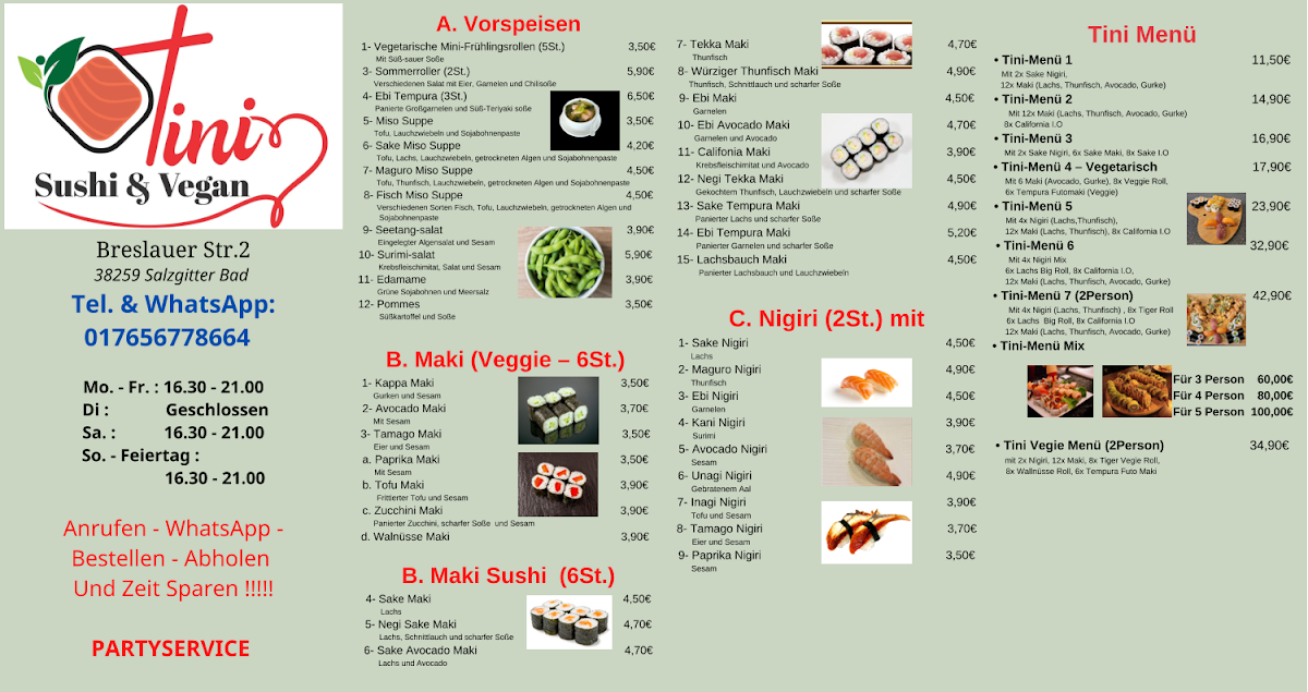 Speisekarte photo 1
