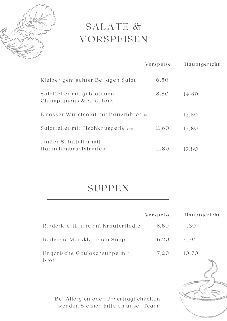 Speisekarte photo 4