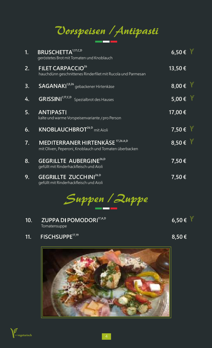 Speisekarte photo 8