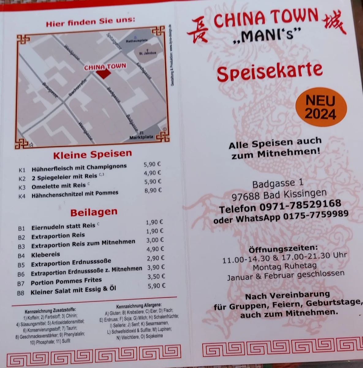 Speisekarte photo 2